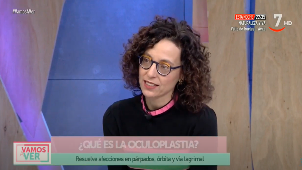 Entrevista a la Dra. Alicia Galindo en "Vamos a Ver" CyL Televisión para hablar sobre Oculoplastia