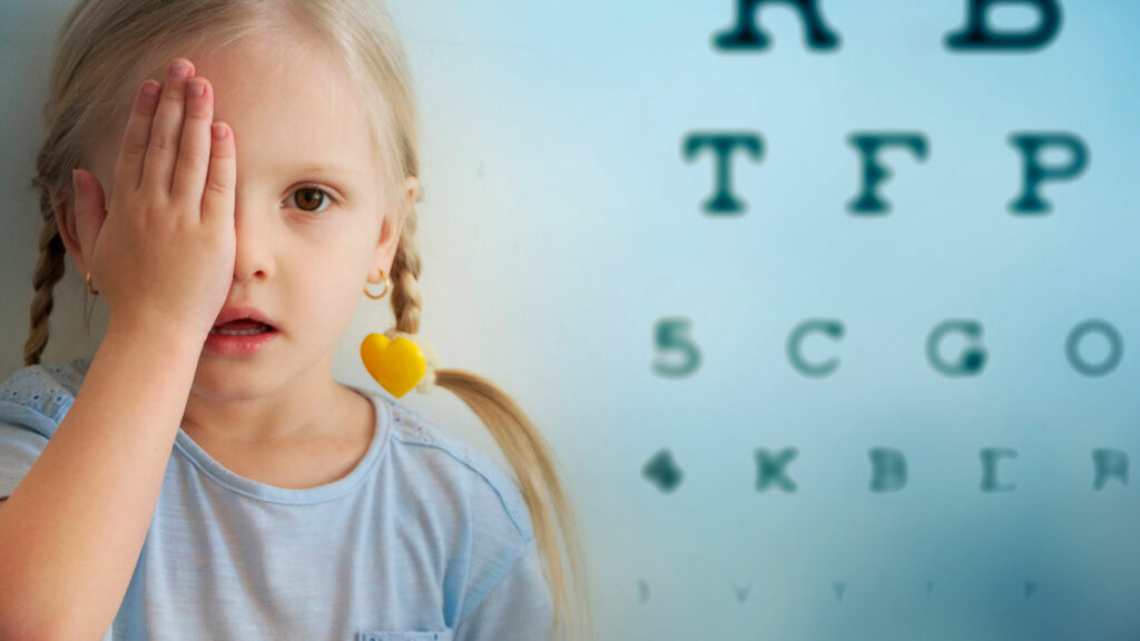 Test de agudeza visual en niños