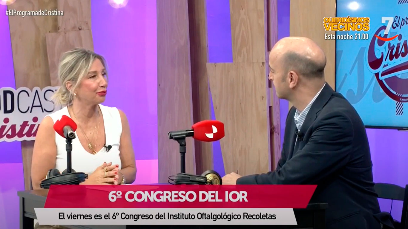 Entrevista a Dr. David Galarreta en Vamos a Ver CyL Televisión para hablar sobre el 6º Congreso IOR: MIOPÍA. A-Z.
