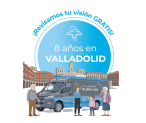 Celebramos nuestro 8º aniversario en Valladolid el próximo 17 de abril con una jornada especial dedicada al cuidado de la salud visual.